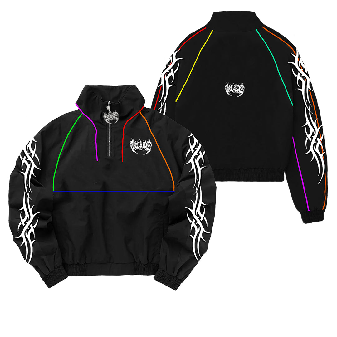 400着限定 美品 LIDNM SILK RAYON TRACK JACKET ARCANE