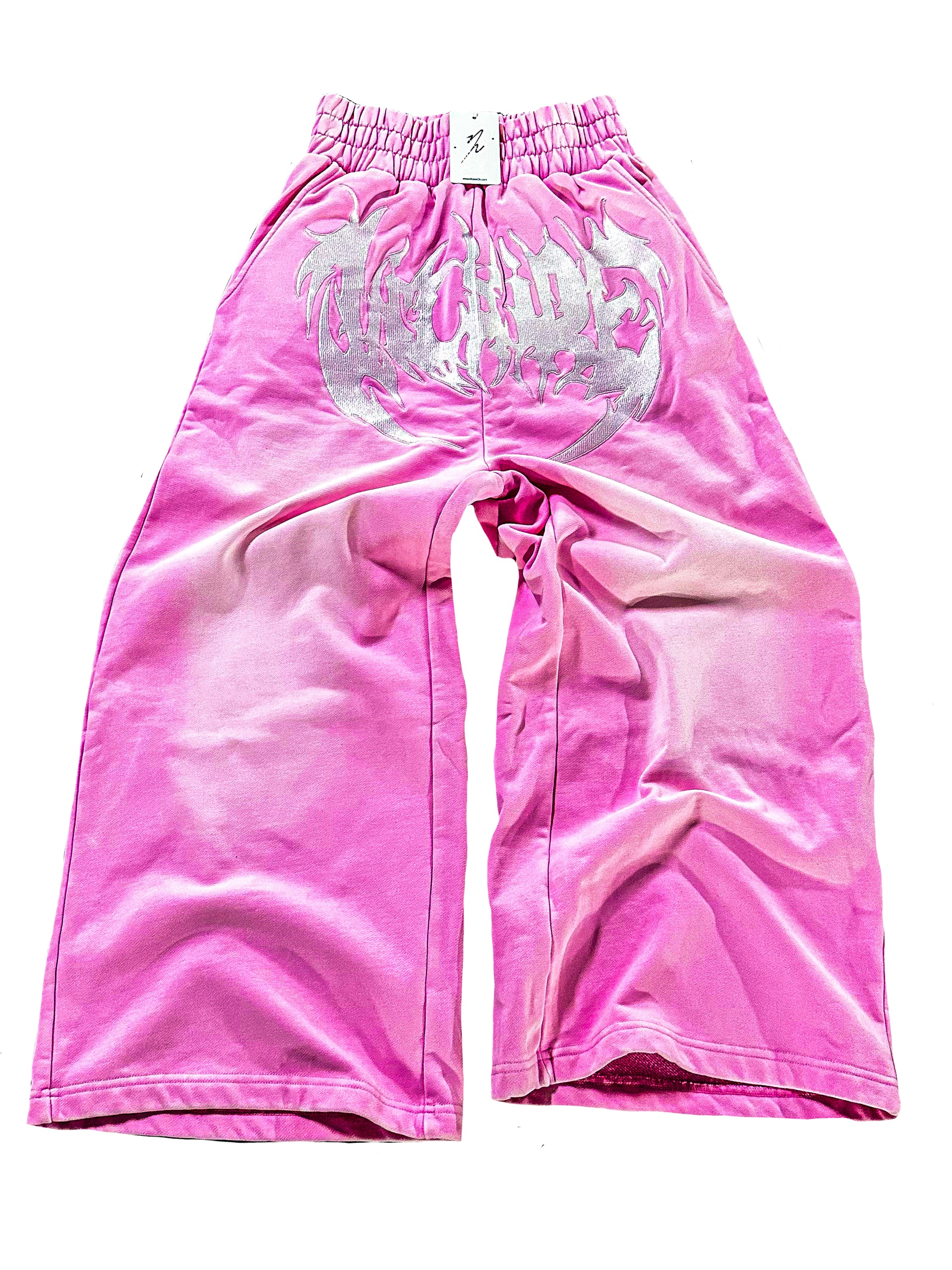 "ARCANE" PINK TRACK PANTS