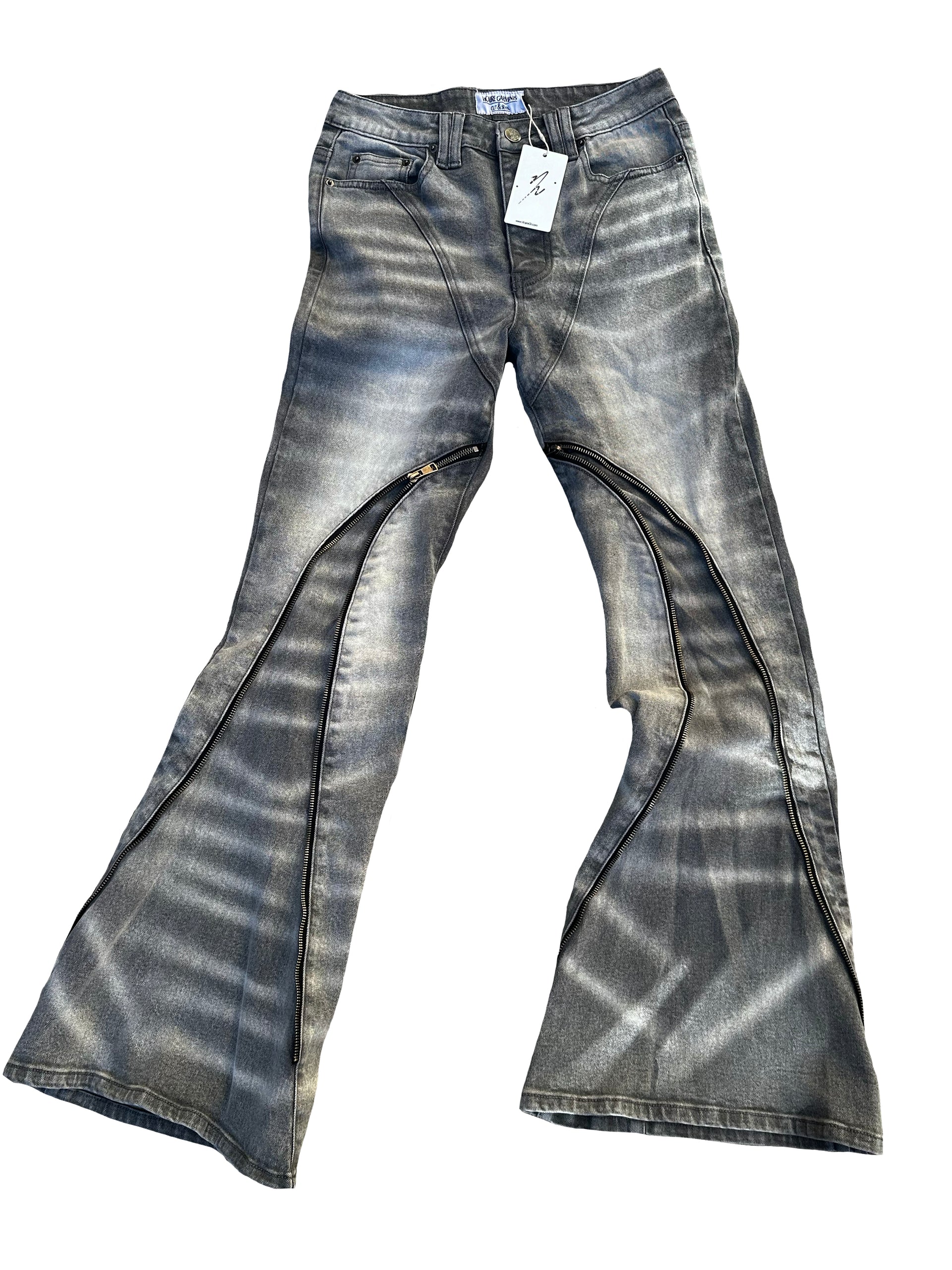 “ARCANE” DENIM JEANS [SUNBEAM]