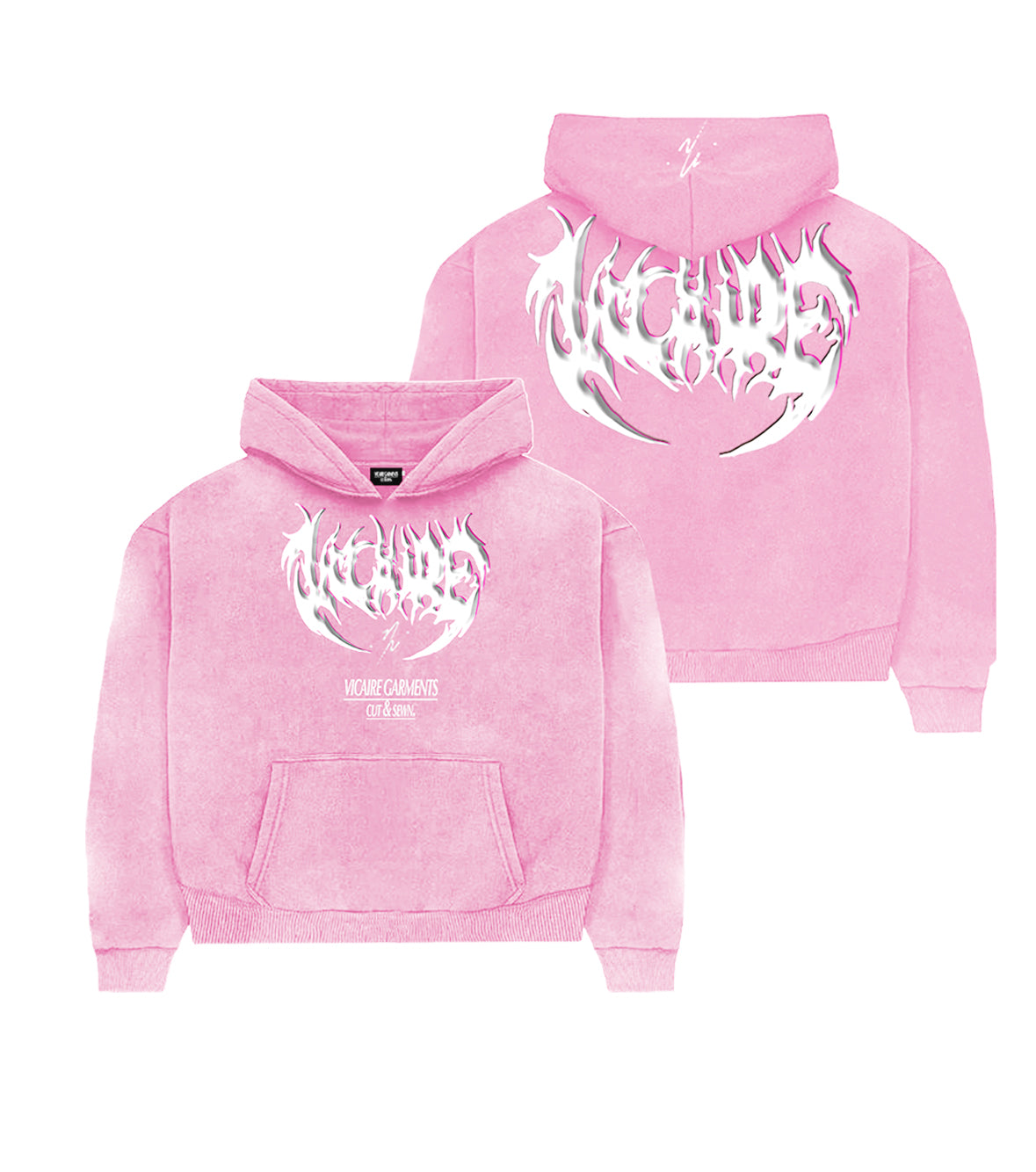 "ARCANE" PINK HOODIE